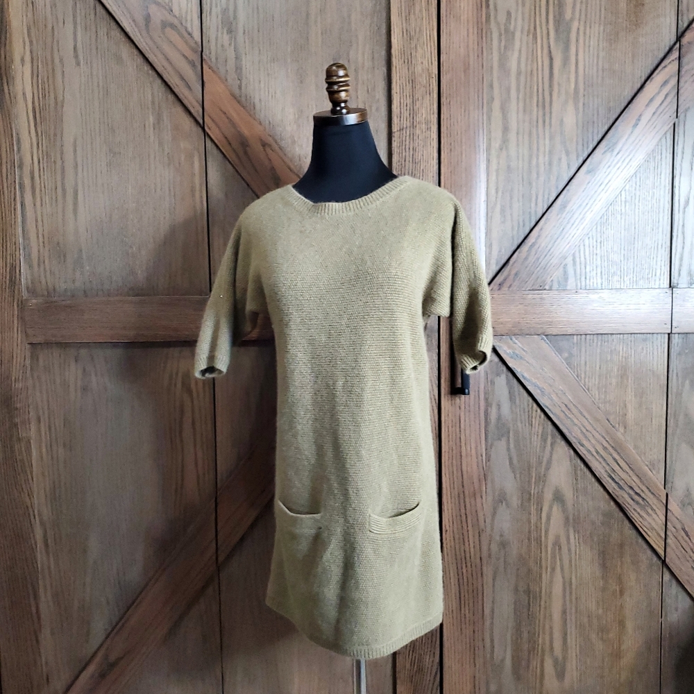 Chloé Cashmere Moss Green Dress